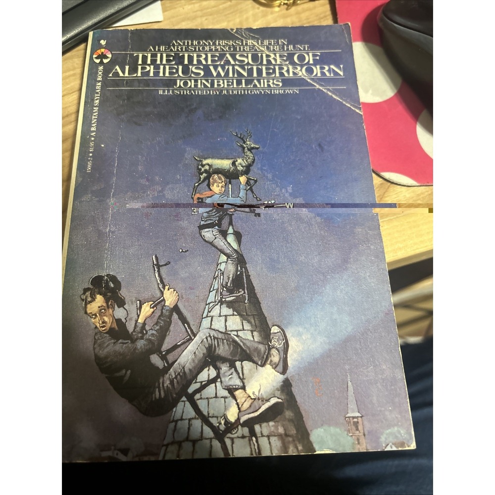 John Bellairs Treasure Alpheus Winterborn Bantam Skylark First PB Edition 1980